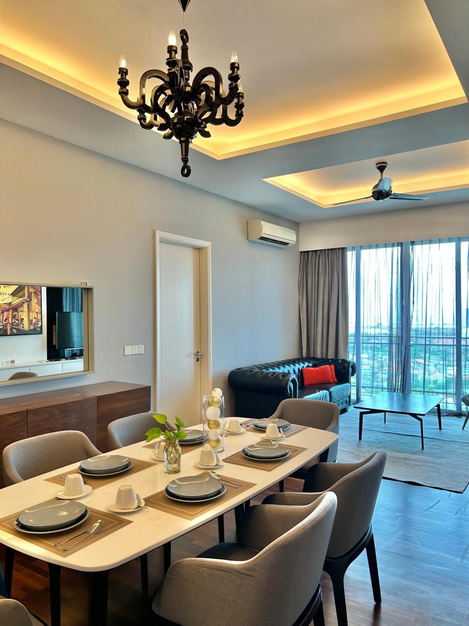 Luxury 3Br Penthouse I The Shore Hotel & Residence I Seaview I Poolview I 6-9Pax 豪华3房顶层公寓 말라카 외부 사진